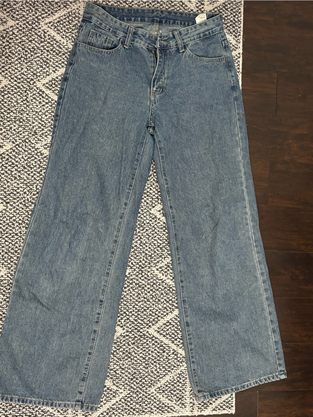 SHEIN Medium Blue Denim Jeans